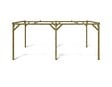 ALTANKA - Carport, abri de voiture  3x5.1 m - 15.3 m2 - CAR1 - vignette