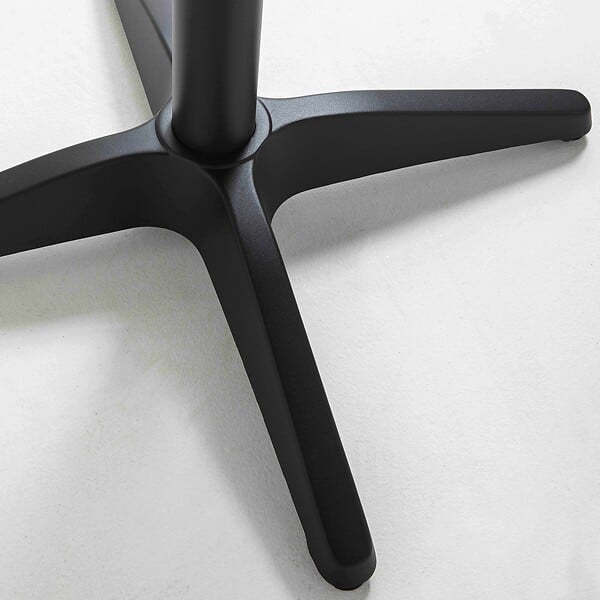 OVIALA - Ensemble table de jardin en bois et 2 chaises en métal gris - Times square - large