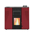 SANNOVER - Poêle à granulés étanche Slim Astral 12 kW Bordeaux Sannover - vignette