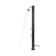KZ GARDEN - Douche Solaire noire Ø 15cm 20L Chauffe eau Hauteur 217cm 3.5Bar Pommeau et Mitigeur Chromés Douche de Jardin KZ - vignette