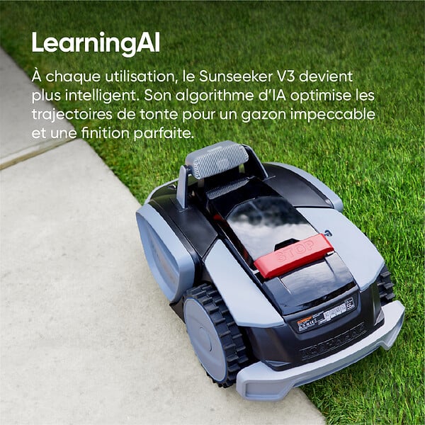 SUNSEEKER - Robot tondeuse sans fil V3 Sunseeker - 600m² - Batterie 20 V - large