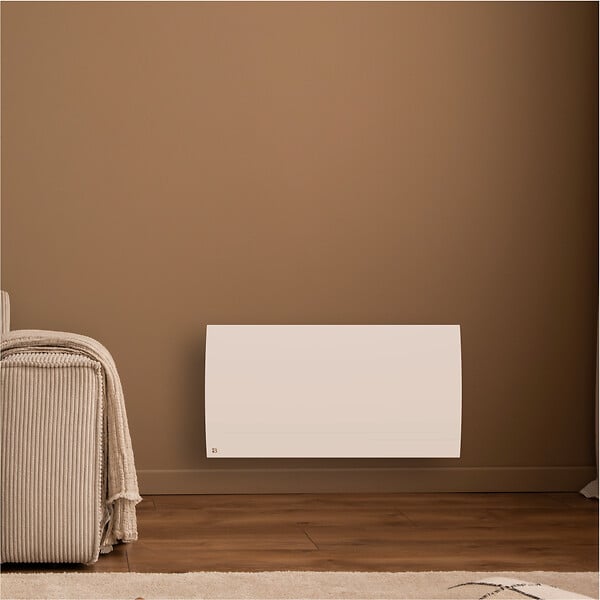 BESTHERM - Radiateur électrique fixe connecté WiFi à inertie sèche céramique - BESTHERM - LESSO CONNECT 2000W - horizontal blanc - large