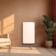 BESTHERM - Radiateur électrique fixe à inertie sèche céramique - BESTHERM - ARIA 1500W  - vertical blanc - vignette