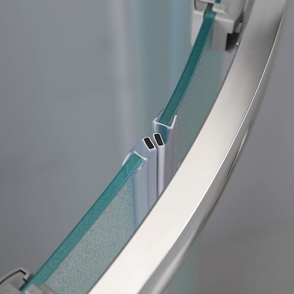 KIAMAMI VALENTINA - Cabine De Douche Angulaire 80X80 6 Mm Verre Opaque | Giada - large