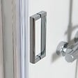 KIAMAMI VALENTINA - Porte De Douche En Niche 120 Cm Cristal Transparent 6 Mm | New Giada - vignette