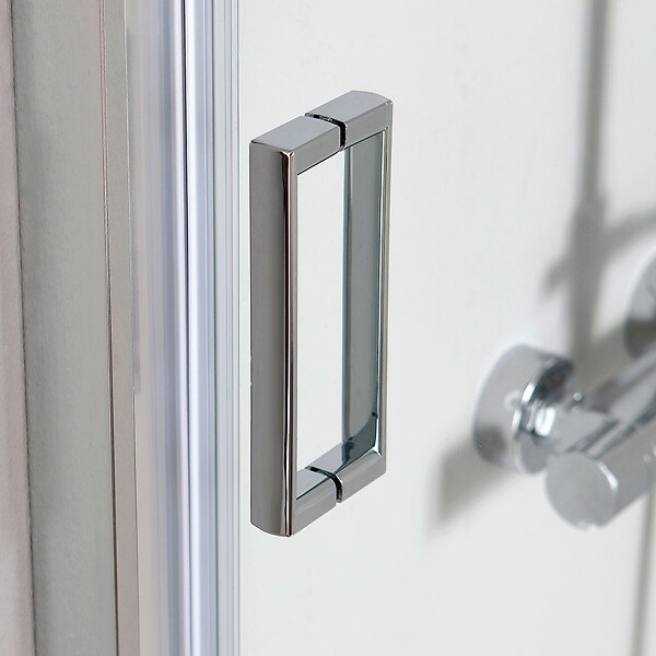 KIAMAMI VALENTINA - Porte De Douche En Niche Coulissante 110 Cm Verre Transparent | New Giada - large