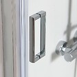 KIAMAMI VALENTINA - Porte De Douche En Niche Coulissante 110 Cm Verre Transparent | New Giada - vignette