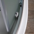 KIAMAMI VALENTINA - Cabine De Douche D'angle Semi-Circulaire 80X80 Verre Dépoli | Giada - vignette