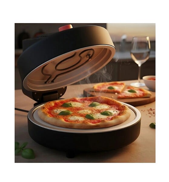 LIVOO - Four à Pizza 1800w Noir - DOC347CO - large