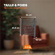 BESTHERM - Sèche-serviette électrique sans fluide - BESTHERM - HESTIA 300W - noir - vignette