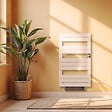 BESTHERM - Sèche-serviette électrique sans fluide avec soufflerie - BESTHERM - HANAE 500 + 1000W - blanc - NF - vignette