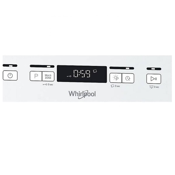 WHIRLPOOL - lave-vaisselle 60cm 14 couverts 42db - wfc3c42p - large