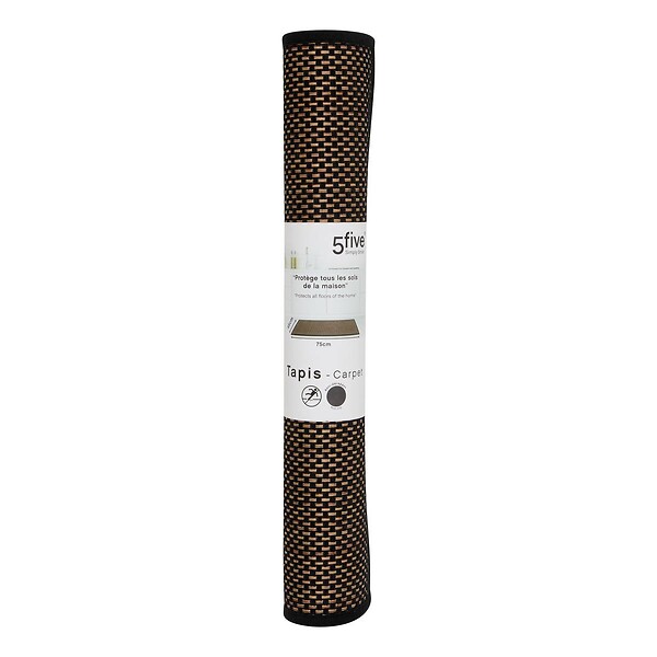 5 FIVE SIMPLY SMART - Tapis anti-dérapant tissu chiné 45x75cm - large