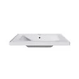 Ensemble Meuble de salle de bain + Miroir - Blanc - Largeur : 60cm - vignette