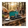 INTEC - Plaque de cuisson gaz portable 3 feux 4100W Brûleurs + Grille en Fonte amovibles Réchaud gaz Butane ou Propane GOLD III INTEC - vignette