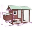 VIDAXL - vidaXL Poulailler Moka 170x81x110 cm Bois de pin massif et sapin - vignette