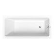 DURAVIT - Baignoire droite No.1 180 x 85 cm + Pare bain droit AURYS Raywall chromé version droite - vignette