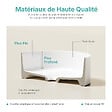 EMKE - EMKE Vasque à Poser en céramique 352 × 352 ×112 mm, Lavabo salle de bain Ronde, Lavabo à poser blanc brillant - vignette