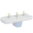 VITRA - Lavabo pour enfant VitrA Sento Kids 125 cm avec trop-plein - vignette