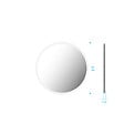 AURLANE - Miroir salle de bain rond avec eclairage LED - Diamètre 60cm - GO LED - vignette