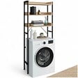 TECTAKE - Étagère de salle de bain Seattle Bois clair industriel, Chêne Sonoma - vignette
