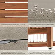 TECTAKE - Ensemble lounge EIVISSA au design en corde marron naturel - vignette