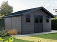DIRECT-ABRIS - Abri de Jardin Composite ISORA - 20m2 - Gris - Cabane de Jardin - Local - vignette
