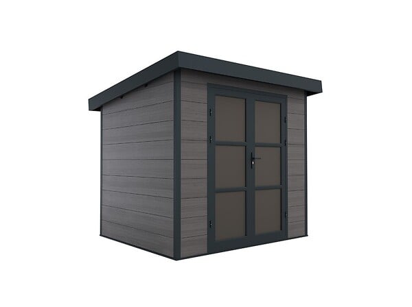 DIRECT-ABRIS - Abri de Jardin Composite ALMA - 5m2 - Gris - Cabane de jardin - large