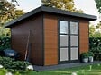 DIRECT-ABRIS - Abri de Jardin Composite ALMA - 9m2 Brun - Cabane de Jardin - vignette
