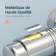 EMKE - EMKE Robinet de Radiateur, Robinet Thermostatique pour Radiateur avec Contrôleur de Température, Chrome - vignette