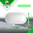 I-WATTS OUTDOOR LIGHTING - Lot de 6 hublots led 6W - 480 lumens - IP65 - vignette