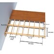 DECKLINEA - Vis de Fondation SPIRAL - Pour Terrasse - Hauteur : 80 cm - Support en L inclus - Fixation Sans Beton - vignette