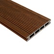 DECKLINEA - Kit Terrasse Composite NAVIA 30m² - Teck - 91 lames de terrasse (220 x 14.5 x 2.2 cm) - Fixation par Clips - Terrasse Livraison Rapide - vignette