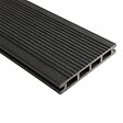 DECKLINEA - Kit Terrasse Composite NAVIA 40m² - Gris Foncé - 122 lames de terrasse (220 x 14.5 x 2.2 cm) - Fixation par Clips - Terrasse Livraison Rapide - vignette