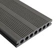 DECKLINEA - Kit Terrasse Composite ATLANTA 15m² - 46 Lames de Terrasse (220 x 14.5 x 2.25 cm) - Platinium - Garantie 15 ans - Fixation par Clips - vignette