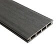 DECKLINEA - Kit Terrasse Composite NAVIA 10m² - Gris Foncé - 31 Lames de Terrasse (220 x 14.5 x 2.2 cm) - Fixation par Clips - Terrasse Livraison Rapide - vignette
