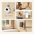 EMKE - EMKE Élément Chauffant Électrique 900W  avec Thermostat, pour sèche-Serviettes, radiateur électrique de Salle de Bain, Blanc - vignette