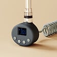 EMKE - EMKE Élément Chauffant Électrique 300W  avec Thermostat, pour sèche-Serviettes, radiateur électrique de Salle de Bain, Anthracite - vignette