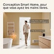 EMKE - EMKE Élément Chauffant Électrique 300W  avec Thermostat, pour sèche-Serviettes, radiateur électrique de Salle de Bain, Blanc - vignette