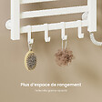 EMKE - EMKE Chauffe-serviettes Électrique 100×50cm, Thermostat Intelligent WiFi, Radiateur de Salle de Bain Électrique, Chauffe-serviettes Électrique, Blanc - vignette