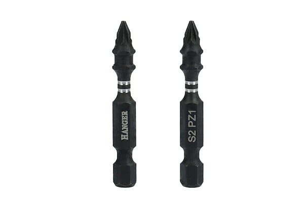 HANGER - Embouts impact 1/4'' cruciformes PZ3 longueur 50mm - HANGER - 134056 - large