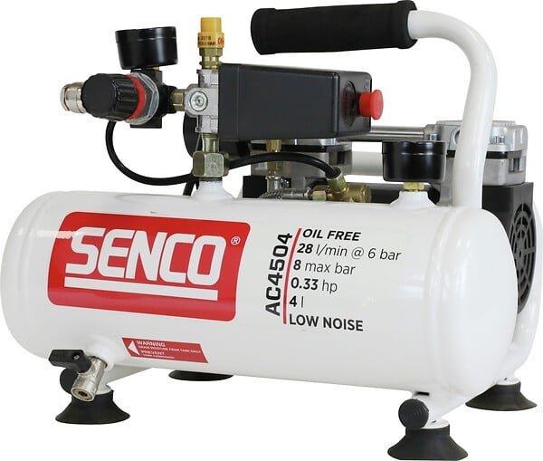 SENCO - Compresseur portable SENCO AC4504 - Bruit Réduit, Sans Huile, 4L - large