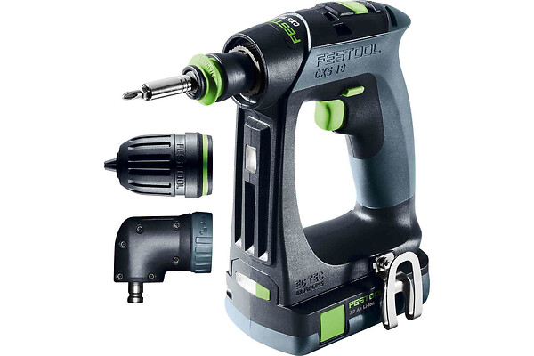 FESTOOL - Perceuse-visseuse 18V CXS 18 C 3,0-SET + 2 batteries 3Ah + chargeur + coffret Systainer SYS3 - FESTOOL - 576884 - large