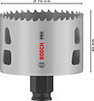 BOSCH - Scie trépan pro bimatière PC plus multimatériau 70mm - BOSCH - 2608594400 - vignette