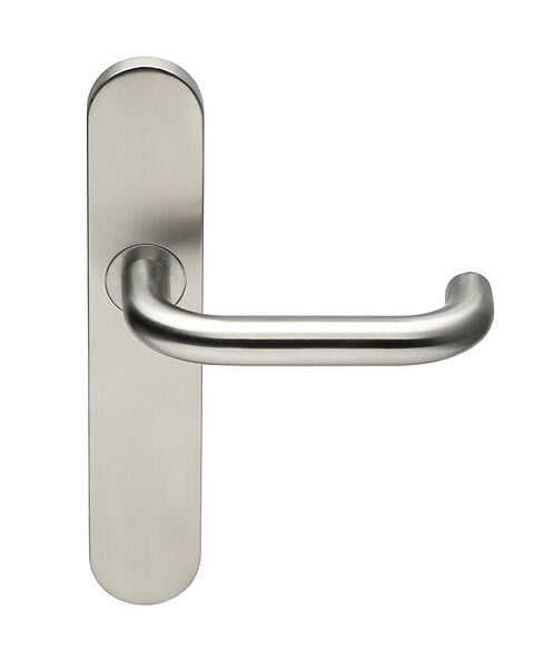 HERACLES - Ensemble sur plaques JADE série 1294 type bec de cane finition inox brossé - HERACLES - B-INOX-SP09 - large