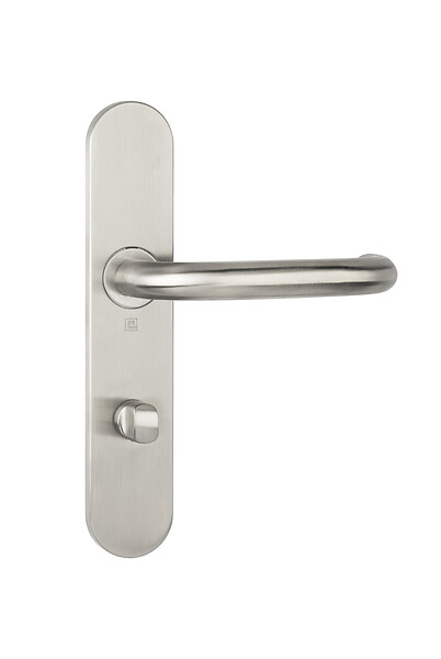 HERACLES - Ensemble sur plaques JADE série 1294 type condamnation à  voyant finition inox brossé - HERACLES - B-INOX-SP10V - large