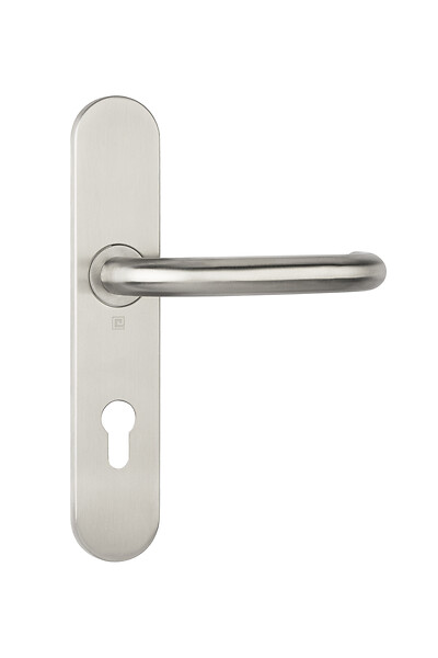 HERACLES - Ensemble sur plaques JADE série 1294 type clé I finition inox brossé - HERACLES - B-INOX-SP12 - large