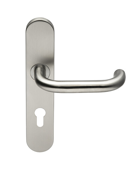 HERACLES - Ensemble sur plaques JADE série 1294 type clé I finition inox brossé - HERACLES - B-INOX-SP12 - large