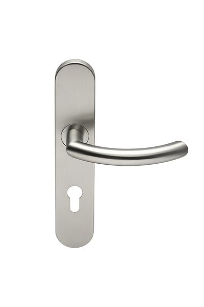 HERACLES - Ensemble sur plaque JADE Série 1094 type CLE I finition inox brossé - HERACLES - B-INOX-SP04 - large