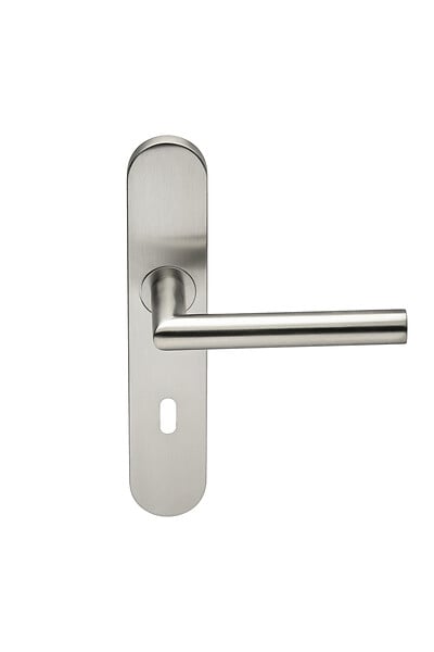 HERACLES - Ensemble sur plaques série JADE 1394 type clé L finition inox - HERACLES - B-INOX-SP15 - large